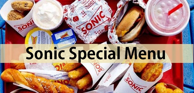 Sonic Special Menu