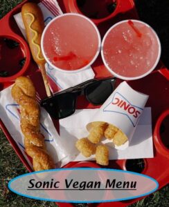 Sonic Vegan Menu